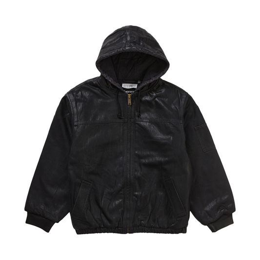 Supreme MM6 Maison Margiela Foil Hooded Work Jacket Black