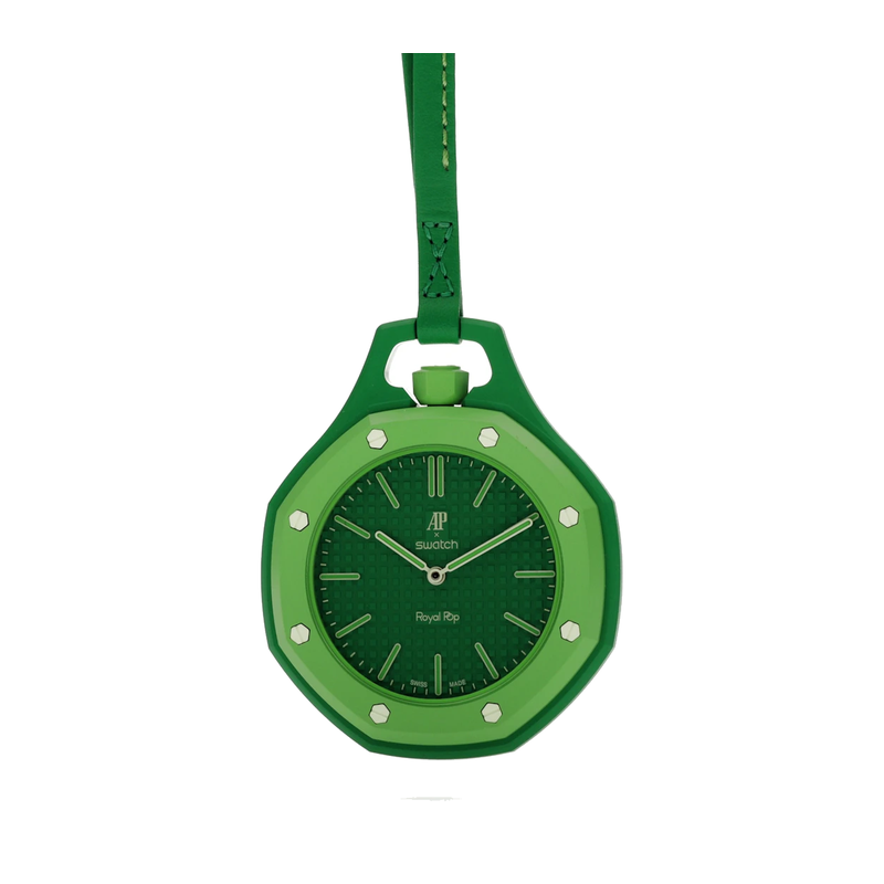 Swatch x Audemars Piguet AP Bioceramic Royal Pop Green Eight SSX03G100N