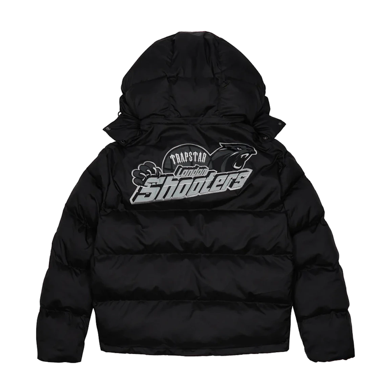 Trapstar Shooters Hooded Puffer Black/Reflective
