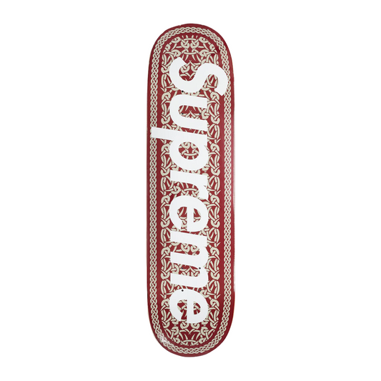 Supreme Celtic Knot Skateboard Deck Red