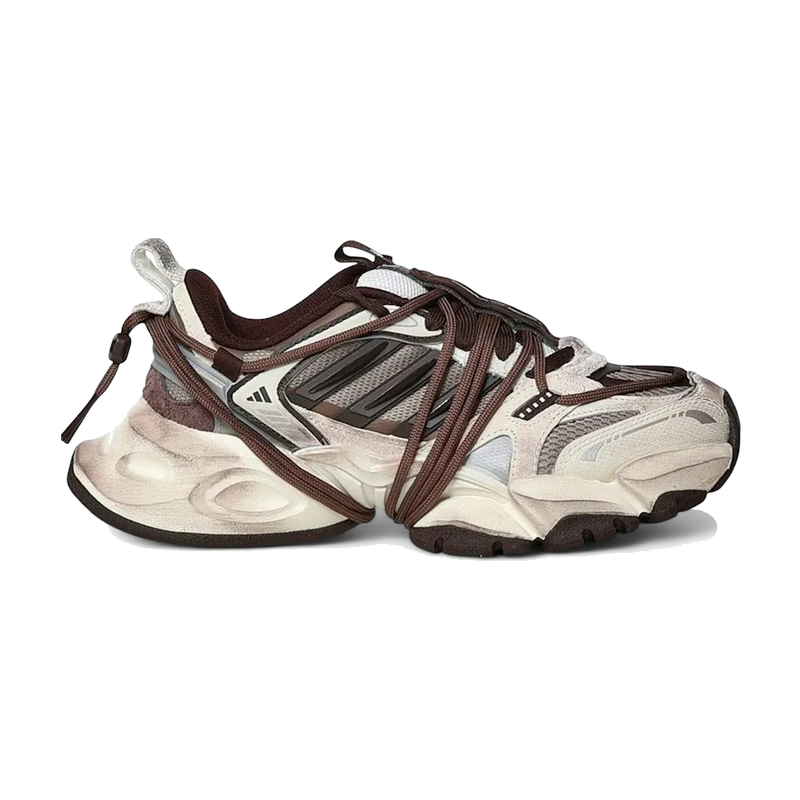 Adidas XLG Runner Deluxe 2.0 Off White Aurora Coffee Trace Green Metallic