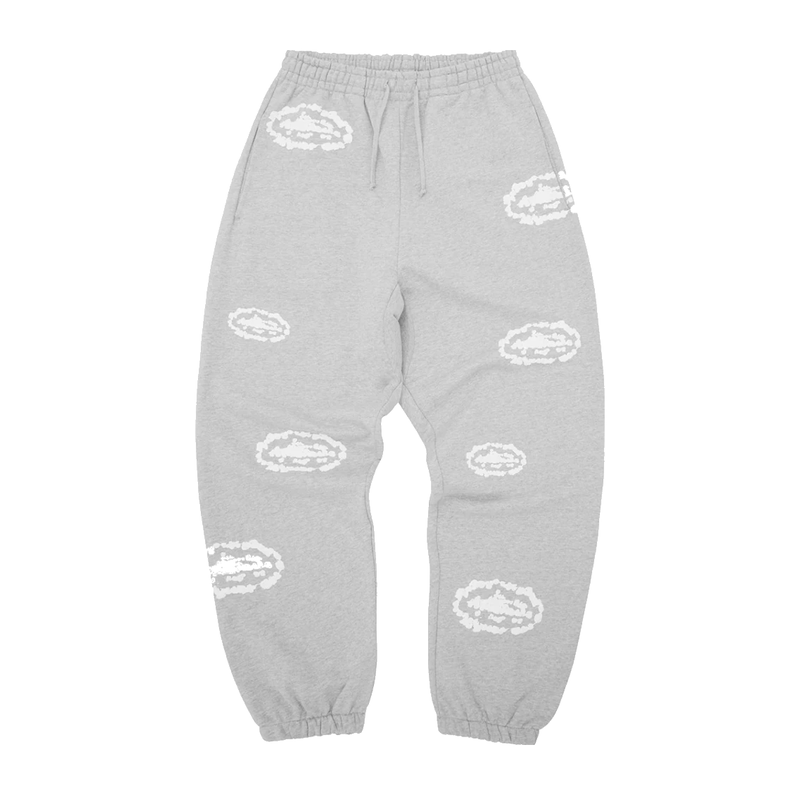 Corteiz x Denim Tears Island Wreath Sweatpant Heather Grey