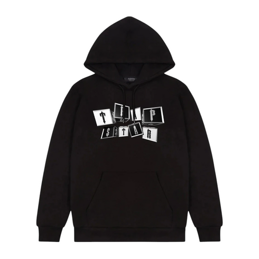 Trapstar Irongate Blocks Hoodie Black
