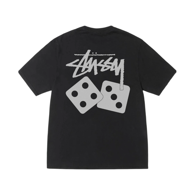 Stussy Dice Pigment Dyed Tee Black