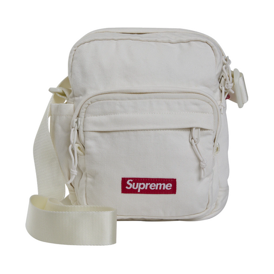 Supreme Denim Shoulder Bag White