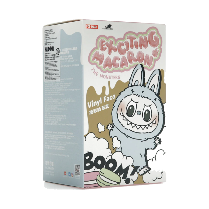 Pop Mart Labubu The Monsters Exciting Macaron Vinyl Plush Pendant Single Blind Box