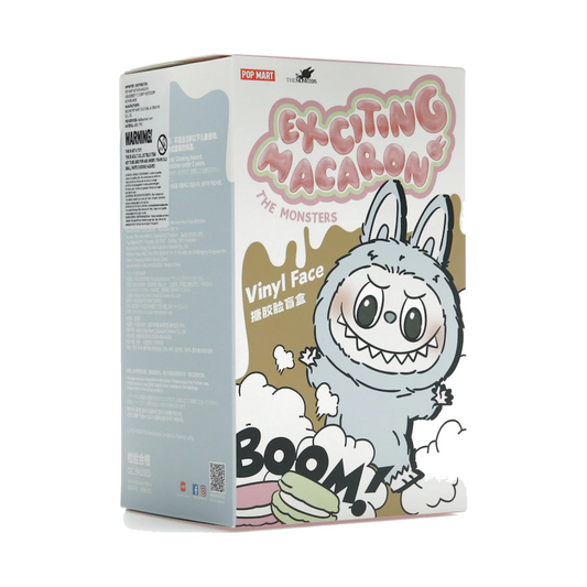 Pop Mart Labubu The Monsters Exciting Macaron Vinyl Plush Pendant Single Blind Box