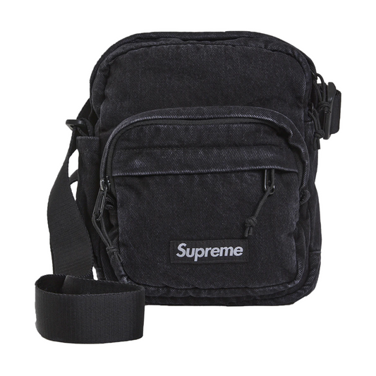 Supreme Denim Shoulder Bag Black