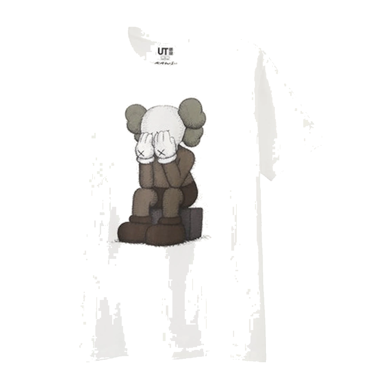 KAWS x Uniqlo Passing Through Tee White