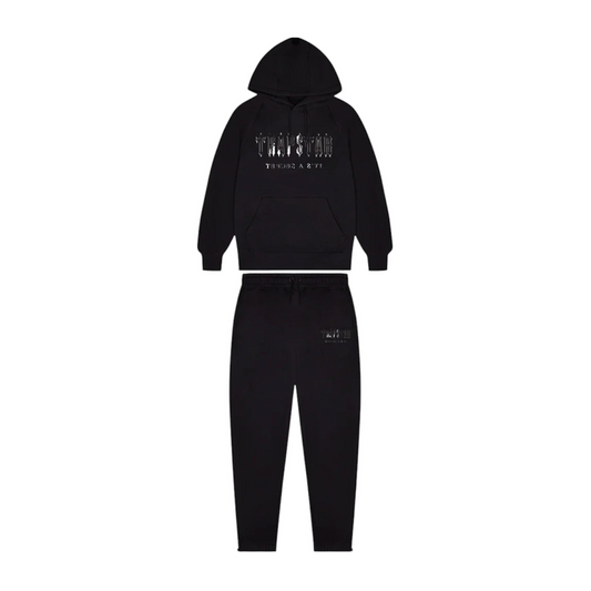 Trapstar Decoded Tracksuit Black Monochrome