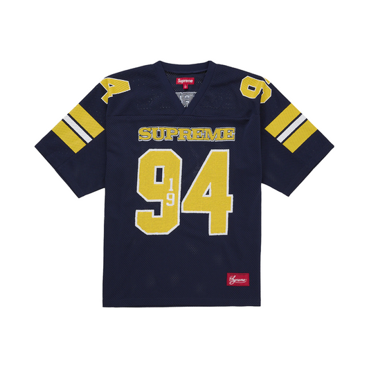 Supreme Sequin Football Jersey Navy