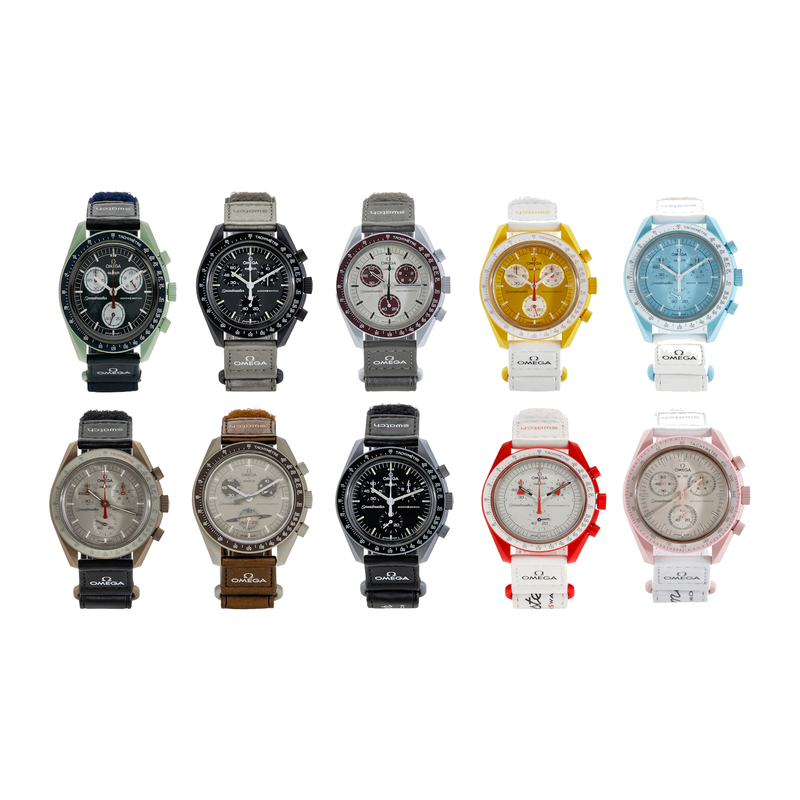 Swatch x Omega Bioceramic Moon Top 10 Set of 10
