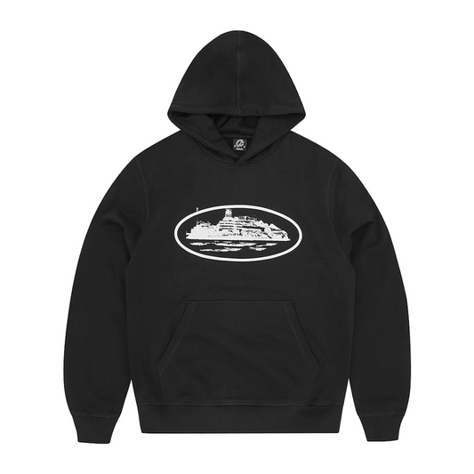 Corteiz Alcatraz Hoodie Black