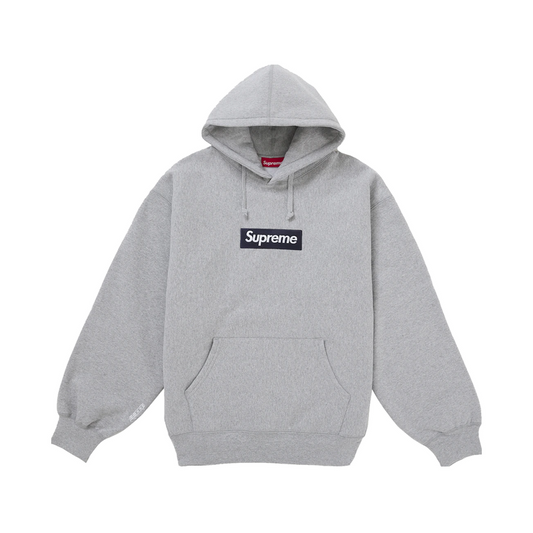 Supreme Box Logo Hooded Sweatshirt Heather Grey