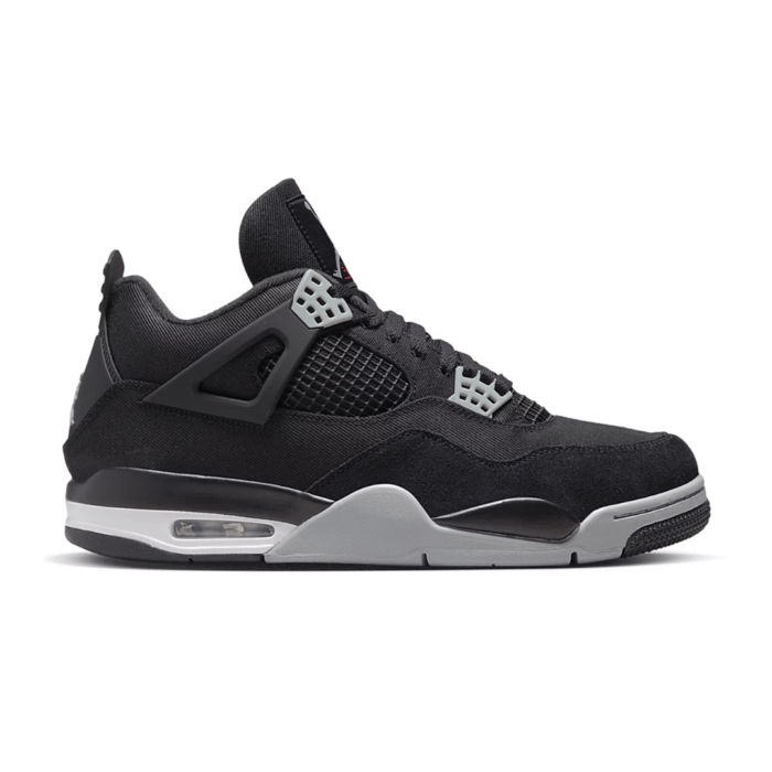 Air Jordan 4 Black Canvas