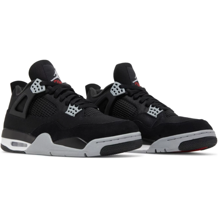 Air Jordan 4 Black Canvas