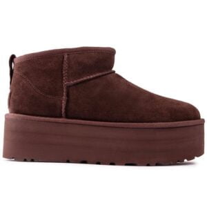 UGG Classic Ultra Mini Platform Boots Cedar Brown