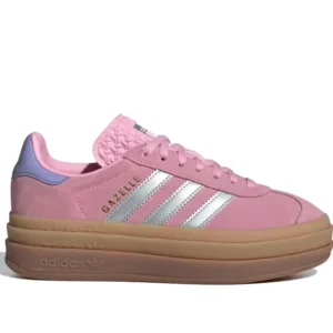 Adidas Gazelle Bold True Pink Silver Metallic