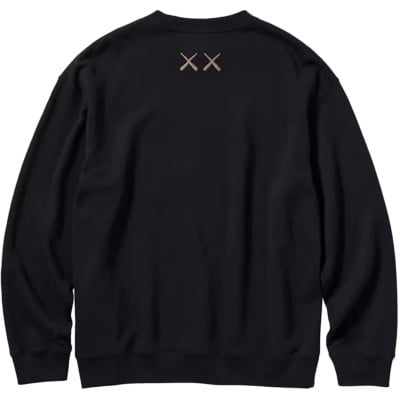 bluza KAWS x Uniqlo Longsleeve Sweatshirt Black BBF