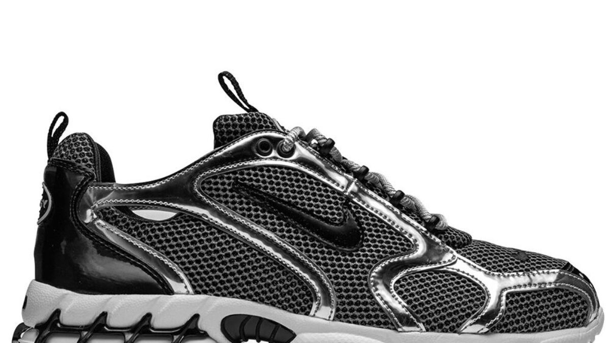 Nike Air Zoom Spiridon Cage 2 Stussy Pure Platinum Nike Air Zoom Spiridon Cage 2 Stussy Pure Platinum