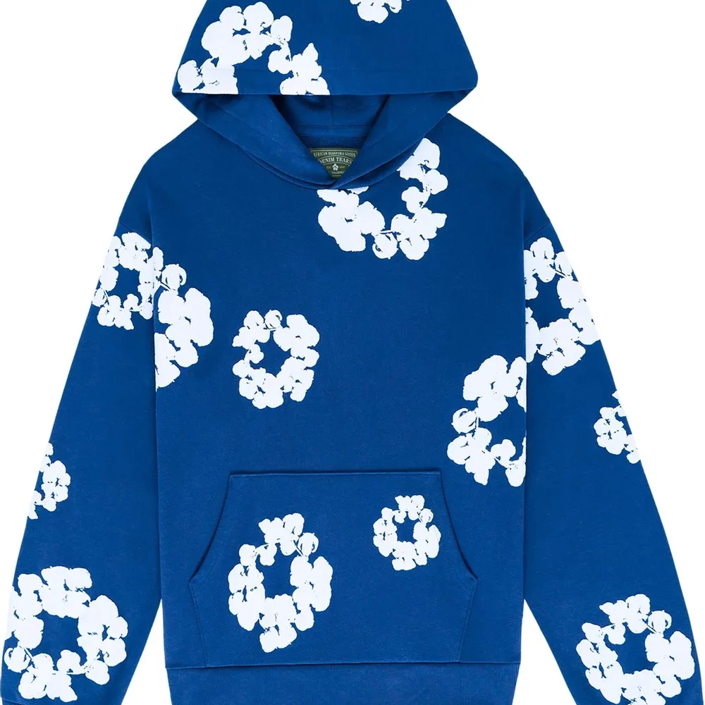 デニムティアーズ コットンリース スウェットシャツ ロイヤル