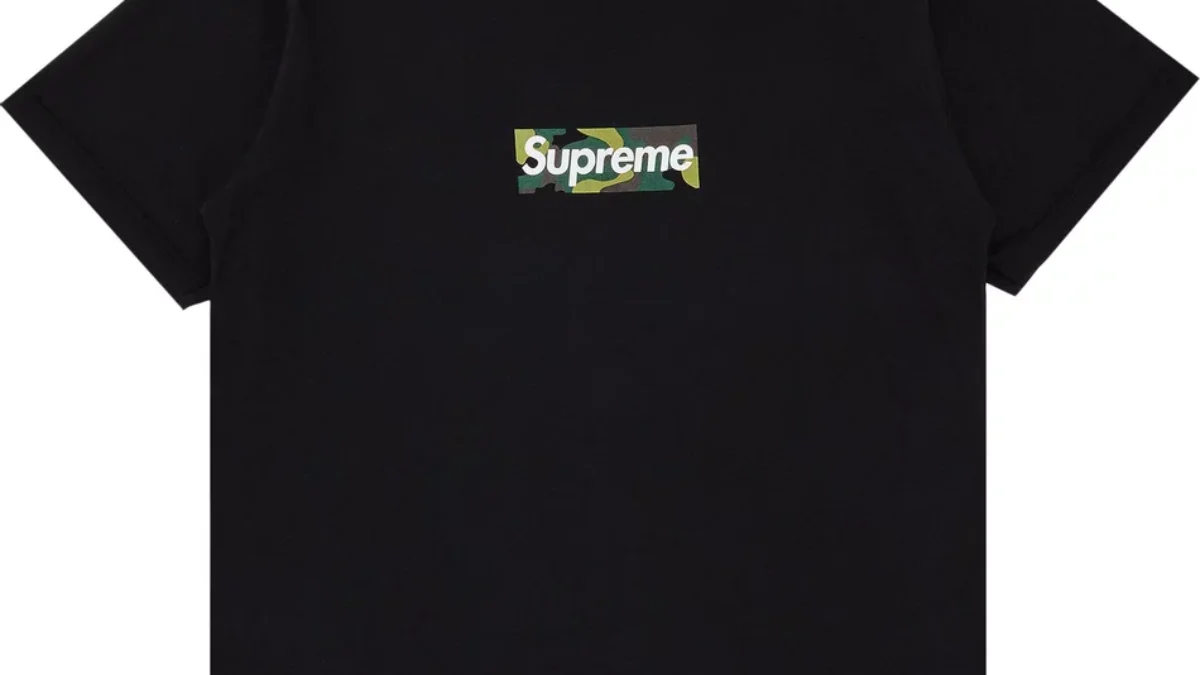 Supreme box store logo tee