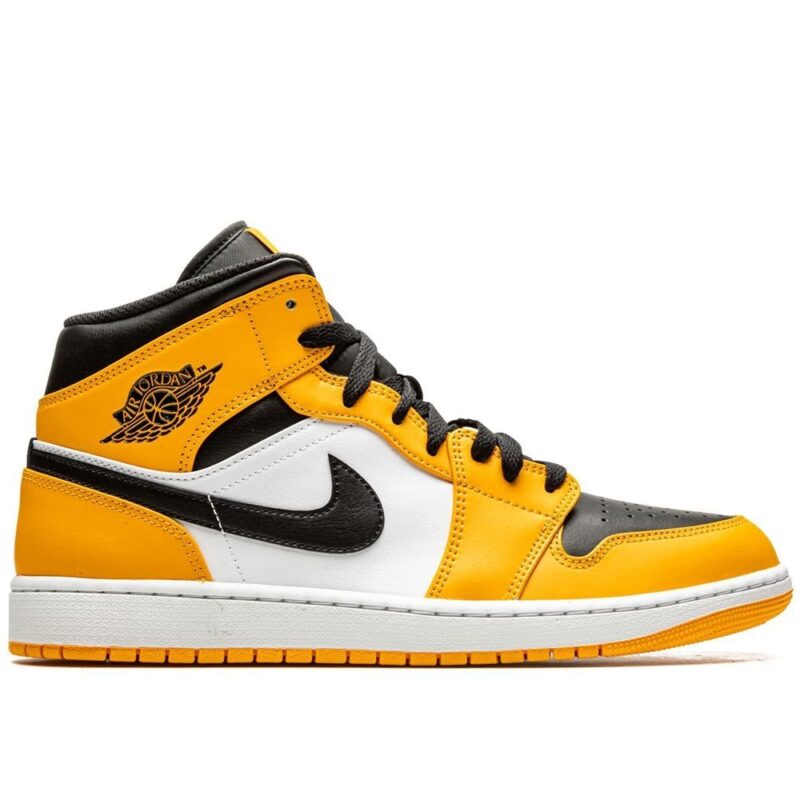 Air Jordan 1 Mid Reverse Yellow Toe “Taxi”