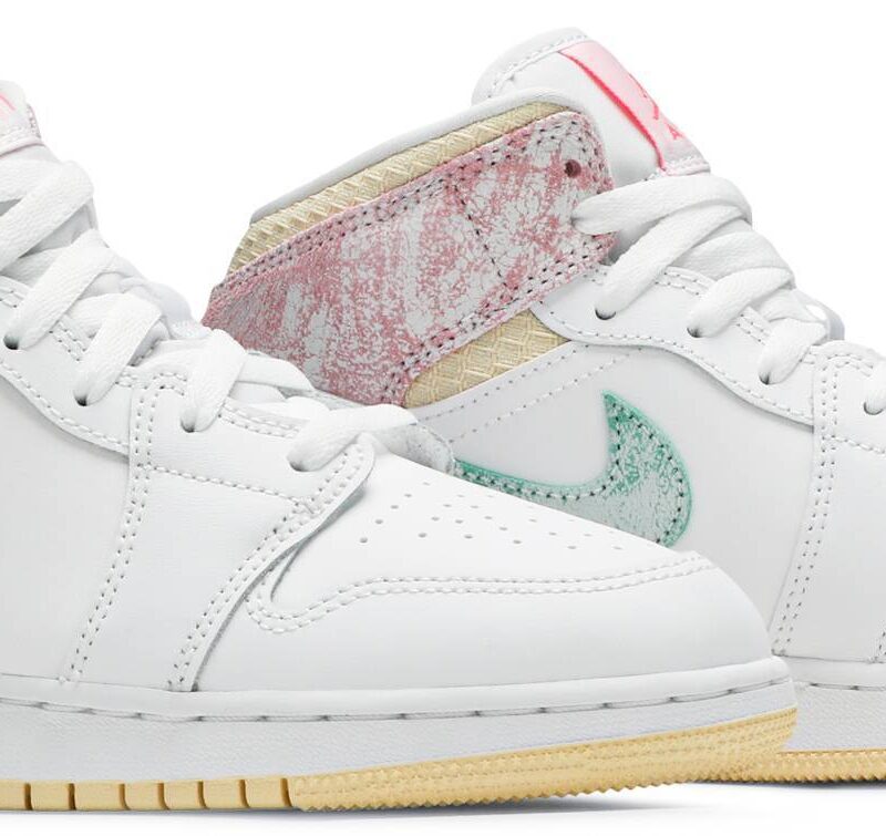 Air Jordan 1 Mid SE Ice Cream “Paint Drip”