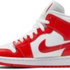 Air Jordan 1 Mid Habanero Red Syracuse