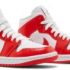 Air Jordan 1 Mid Habanero Red Syracuse