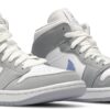 Air Jordan 1 Mid Wolf Grey Aluminium
