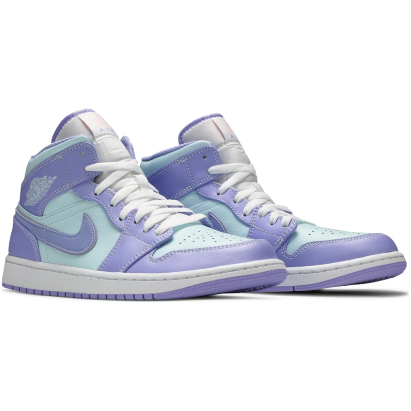 Air Jordan 1 Mid Purple Aqua