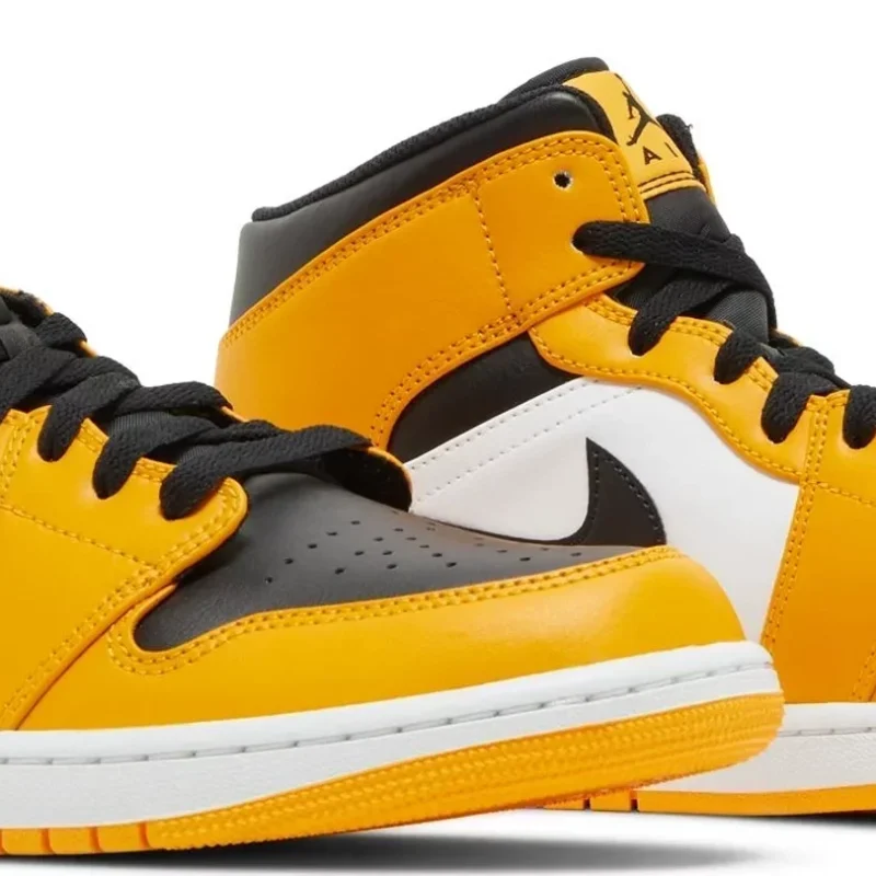 Air Jordan 1 Mid Reverse Yellow Toe “Taxi”