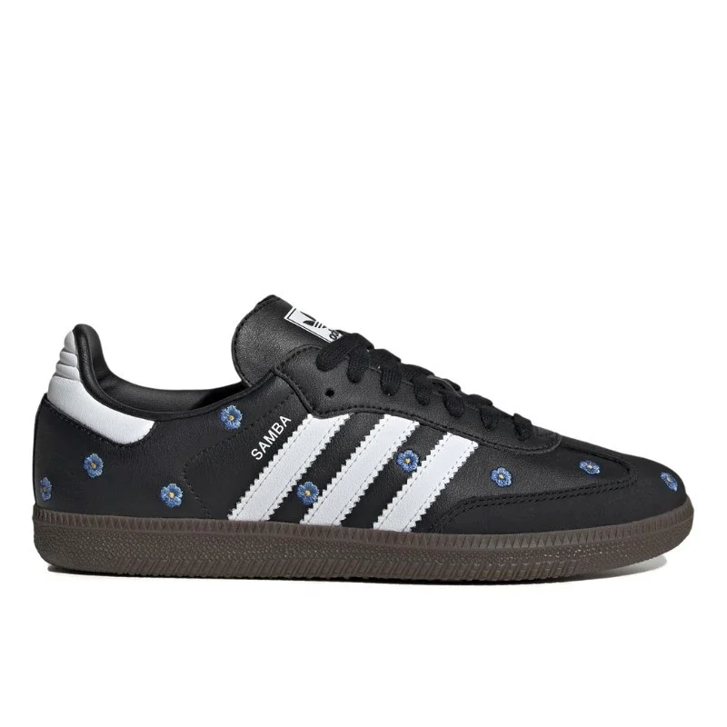 Adidas Samba Light Blue Floral Core Black