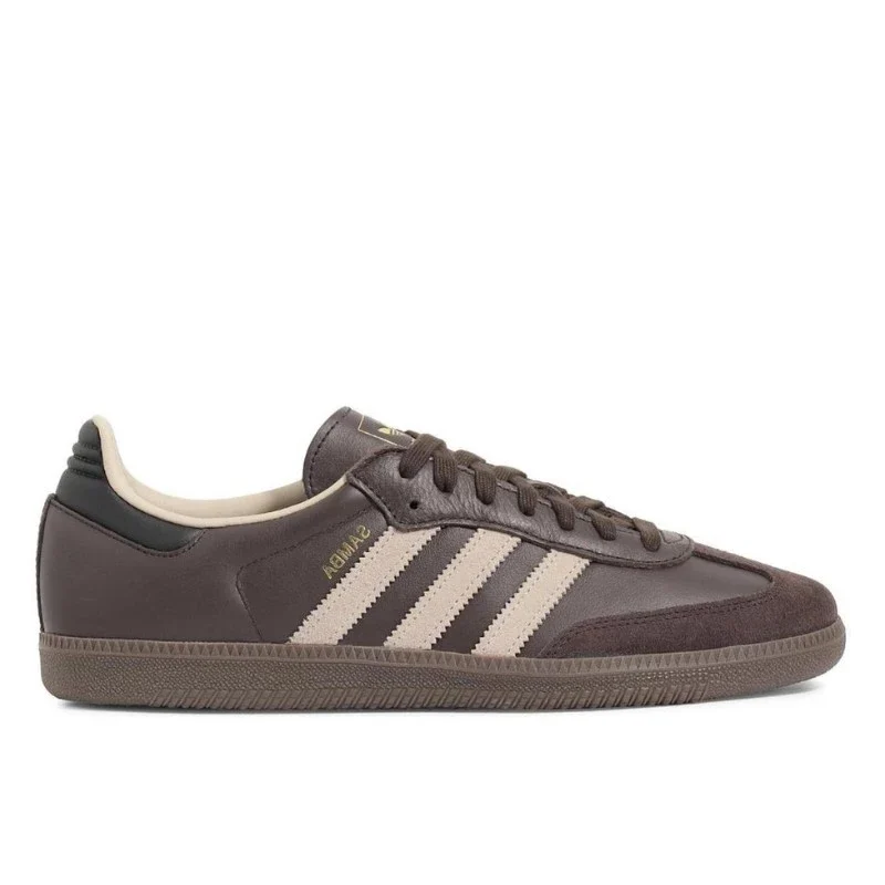 Adidas Samba OG Dark Brown Beige Gum