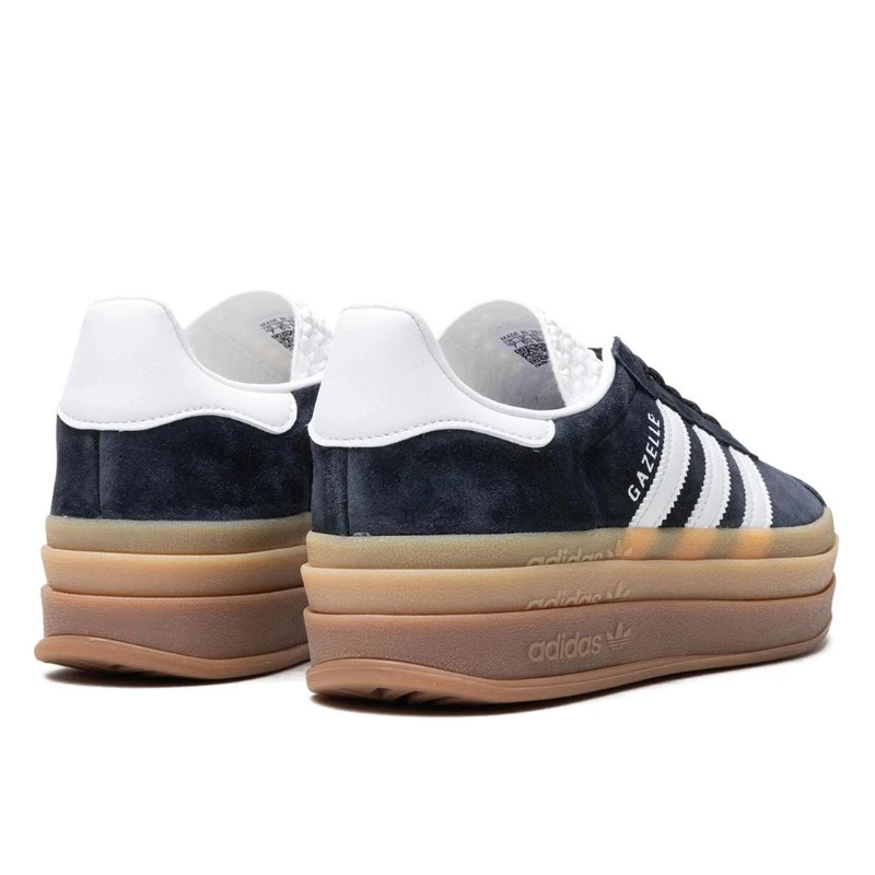 adidas Gazelle Bold ブラック ホワイト ガム（スニーカーマン