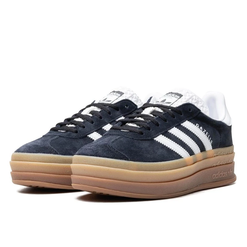 Adidas Gazelle Bold Black White Gum