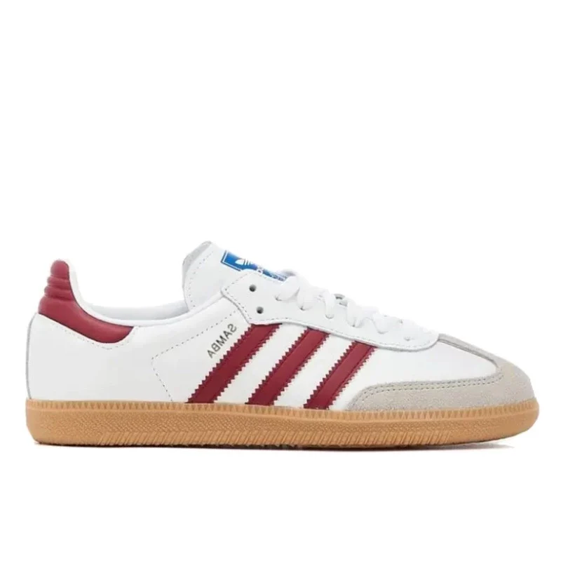 Adidas Samba OG White Burgundy Gum