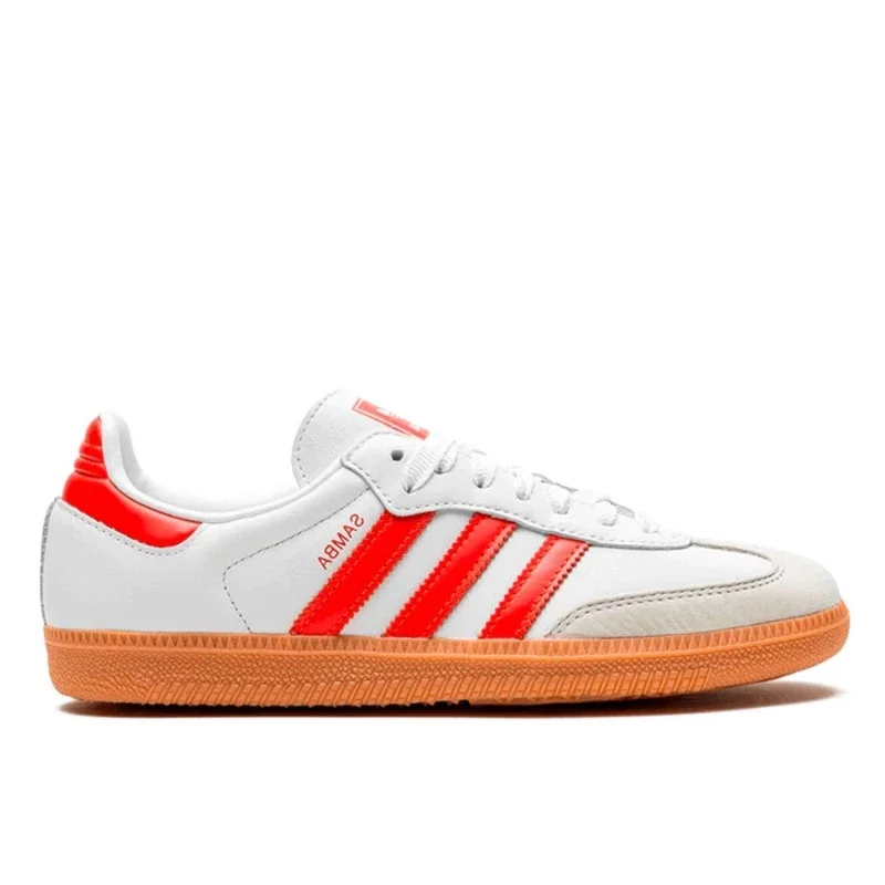 Adidas Samba OG White Solar Red Gum