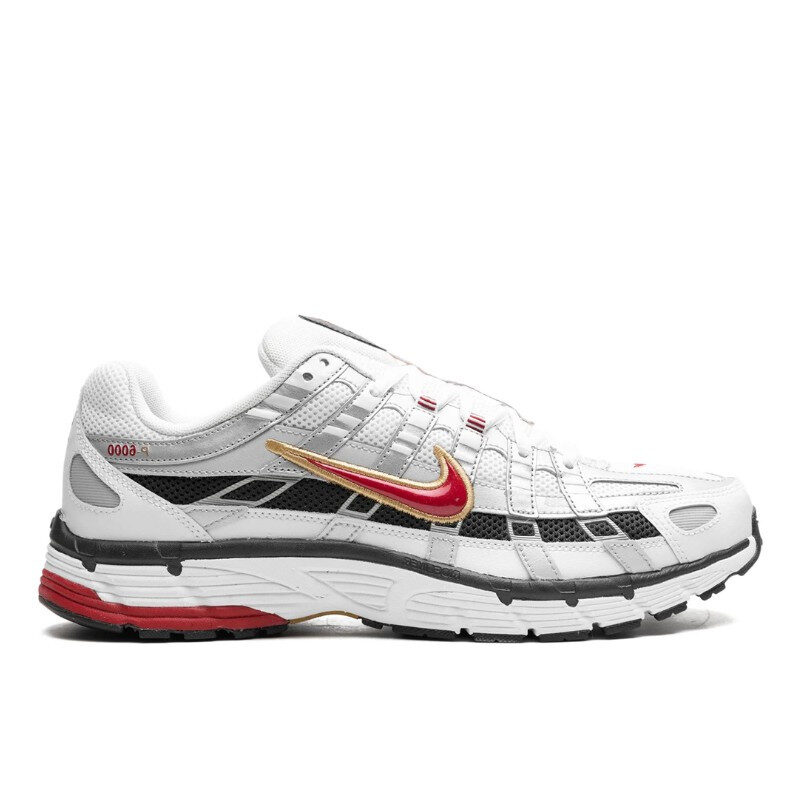 Nike P-6000 Platinum Varsity Red