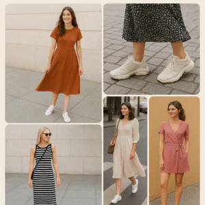 Jakie sneakersy do sukienki?