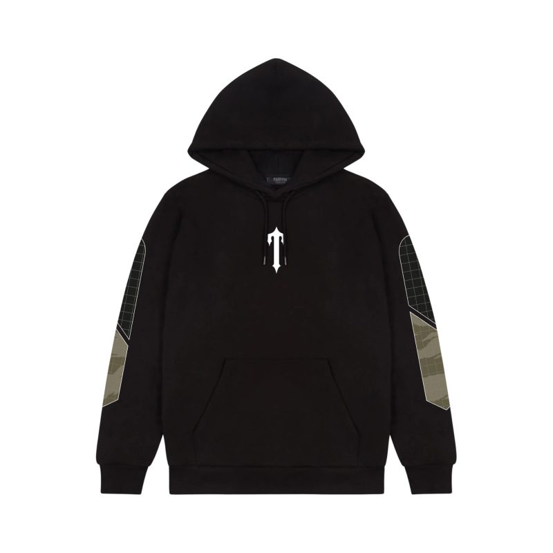 Trapstar Art Of War Camo Hoodie - Black