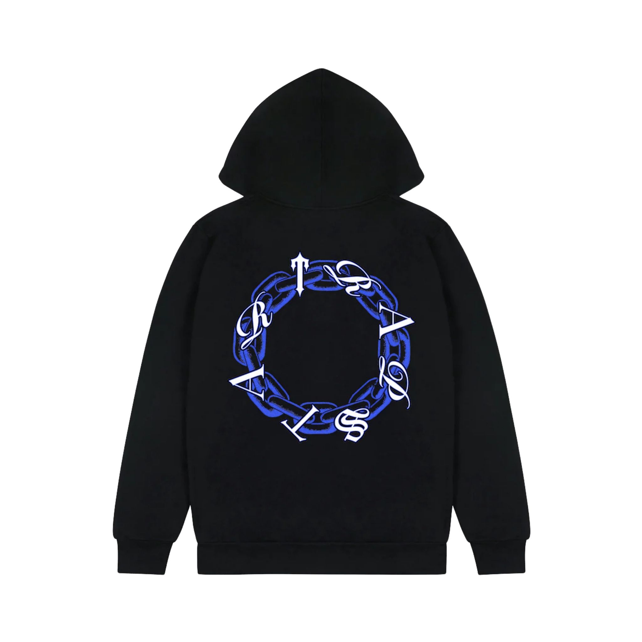 Trapstar Chain Script Hoodie - Black/Ice