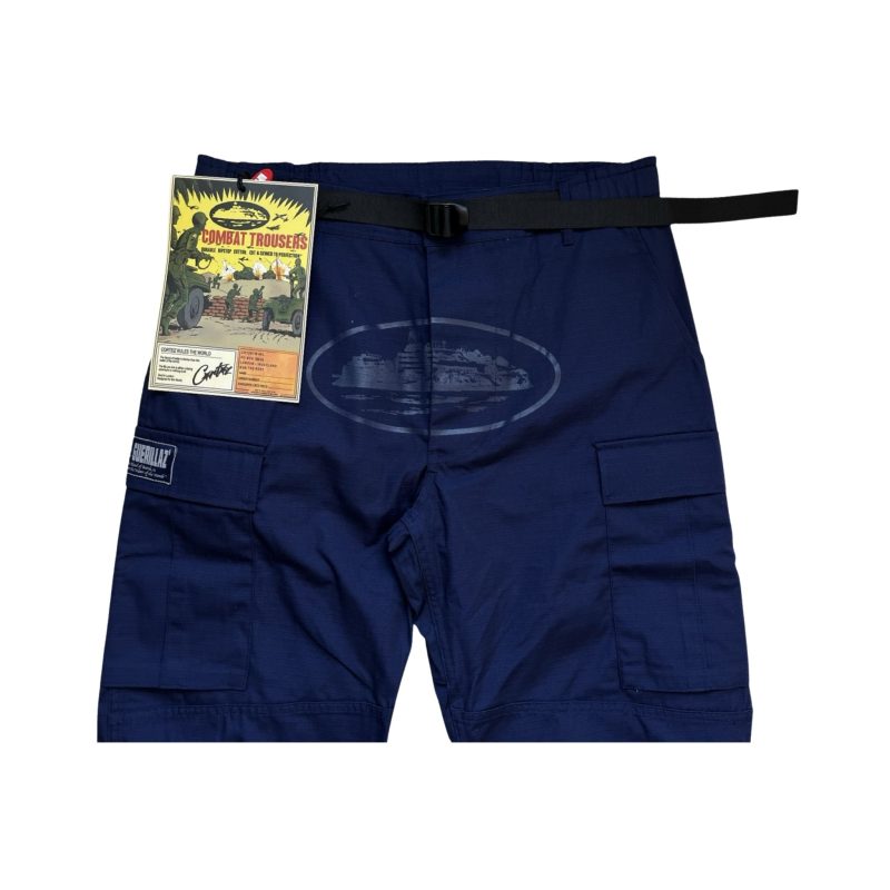 Corteiz Guerillaz Cargo - Navy On Navy