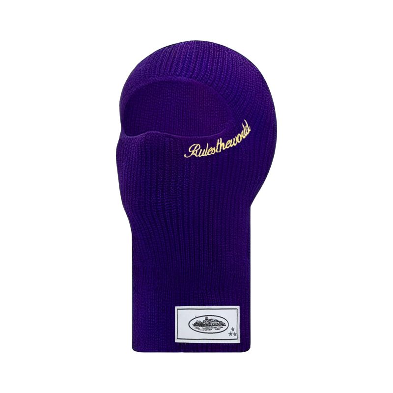 Corteiz Knit Balaclava - Purple