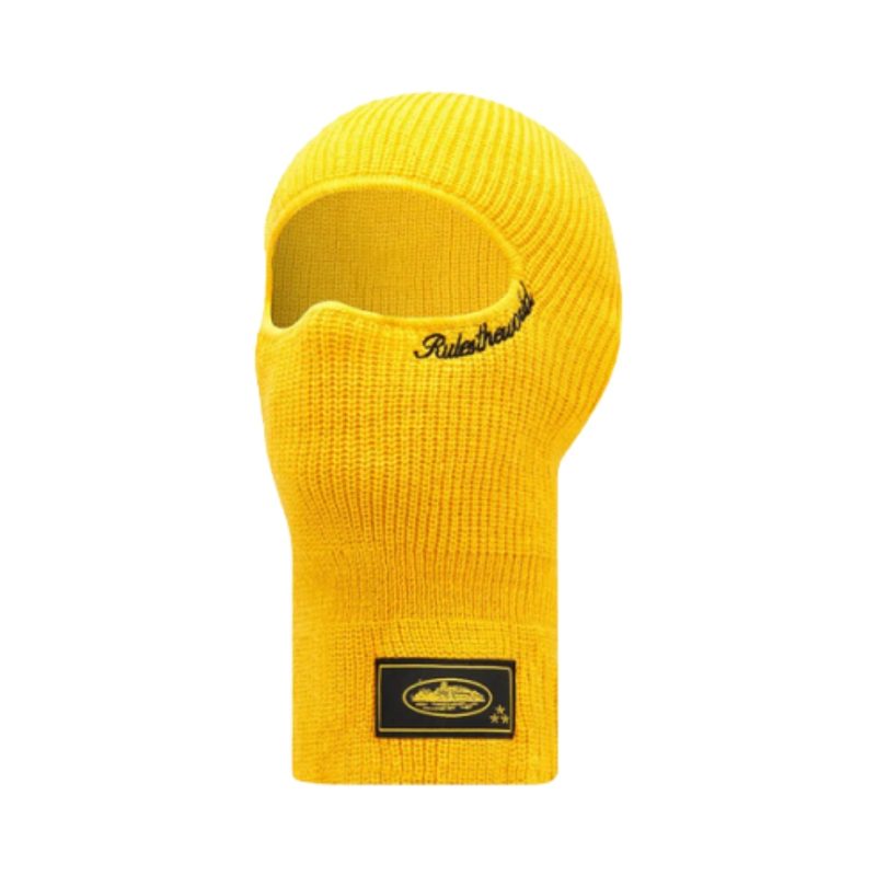 Corteiz Knit Balaclava - Yellow