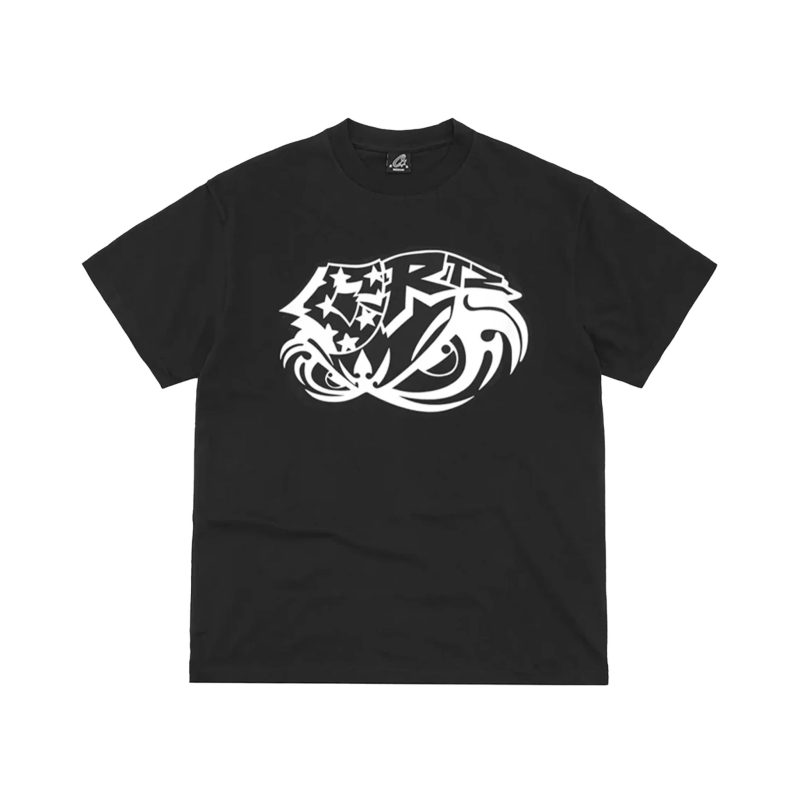 Corteiz Nuh Fear Tee Black