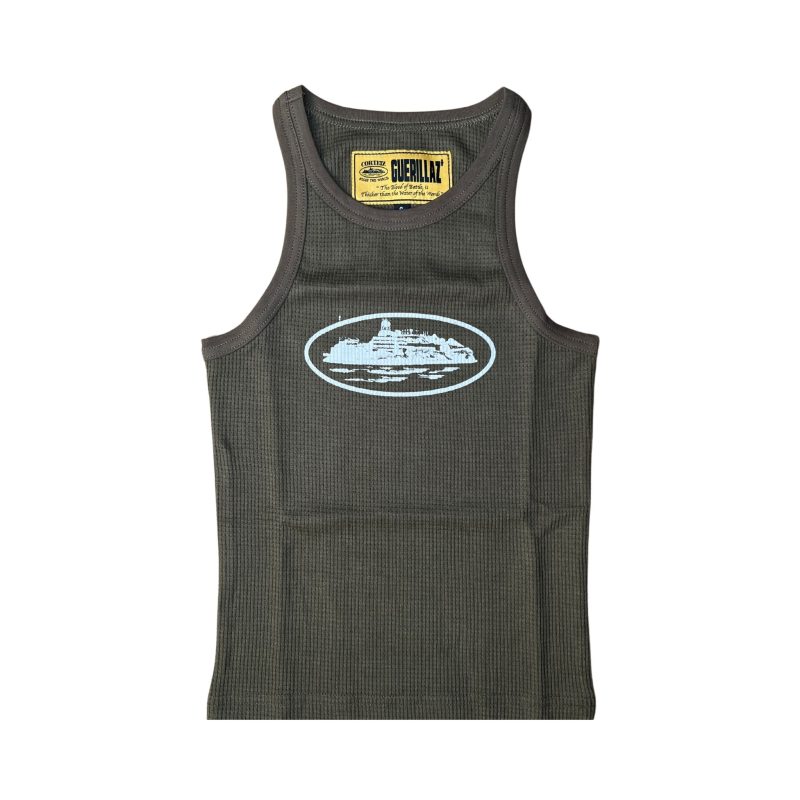 Corteiz Womens Tank Top - Brown/Olive