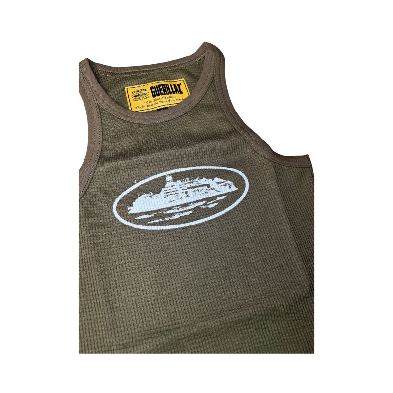 Corteiz Womens Tank Top - Brown/Olive