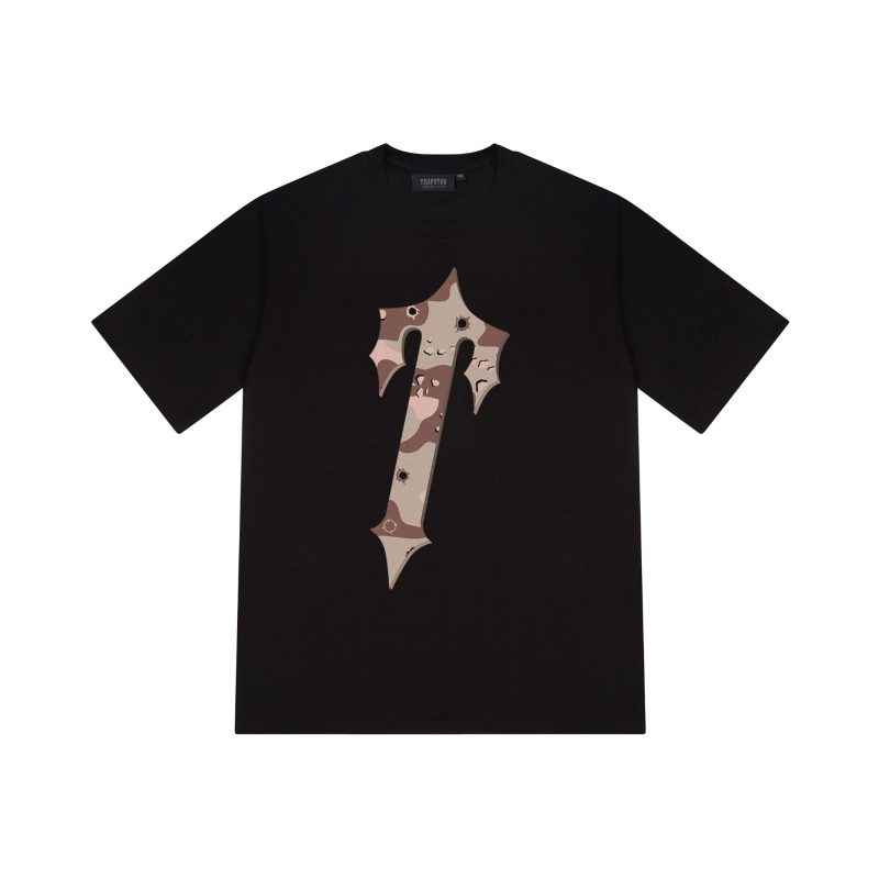 Trapstar Irongate T Tee Desert Camo Edition - Black